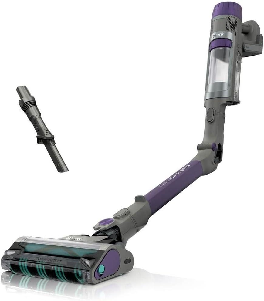 Shark PowerDetect Cordless Vacuum Cleaner, DuoClean Detect, Reverse Clean, Anti Hair Wrap Plus, Lightweight, 70 Min Runtime, Crevice & Multi-Surface