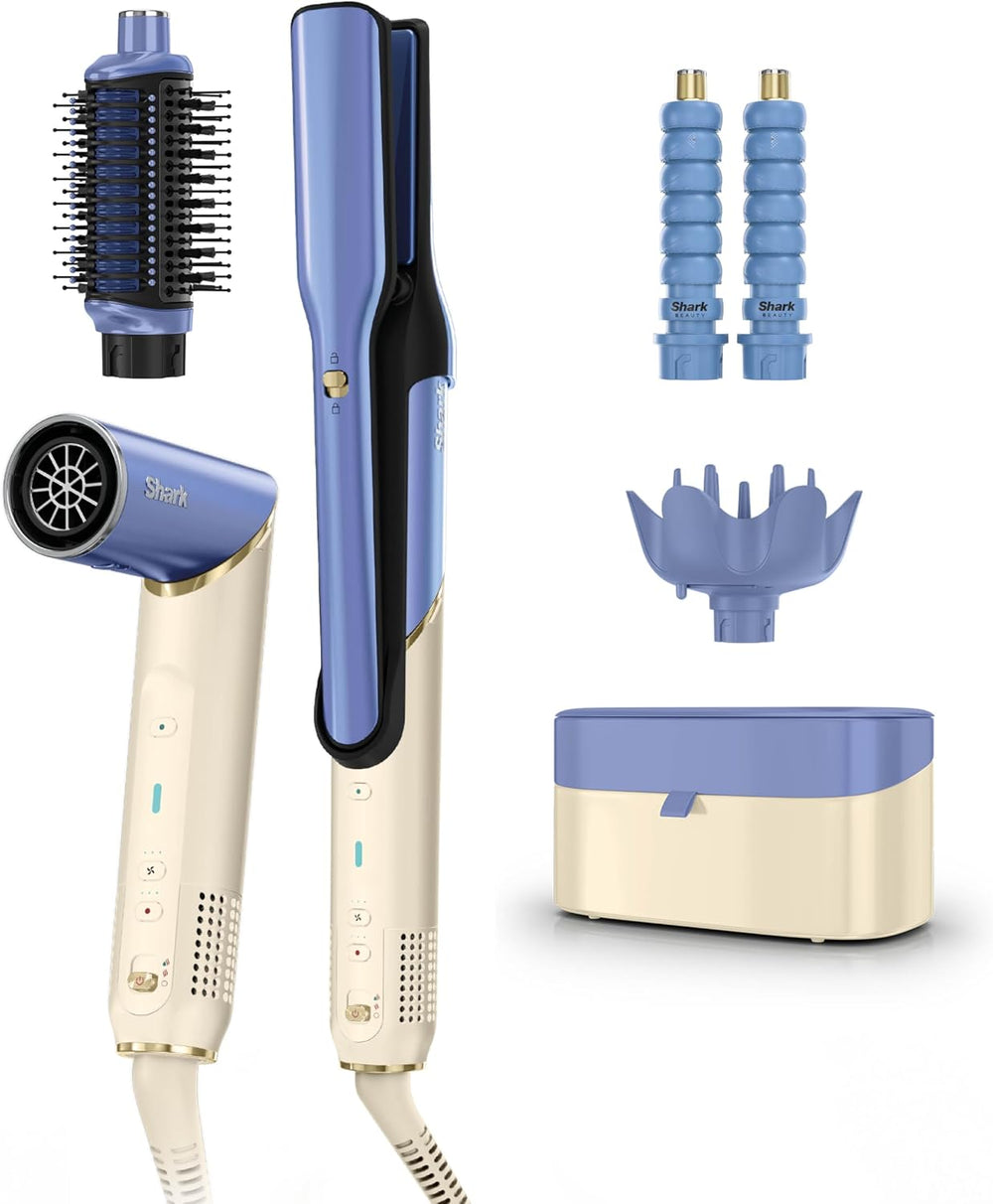 Shark Glam Ceramic & Air Styling and Drying System, HD6042SUKPL