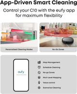 eufy Robot Vacuum C10,Self Emptying,8 Weeks Hands Free,Powerful Suction