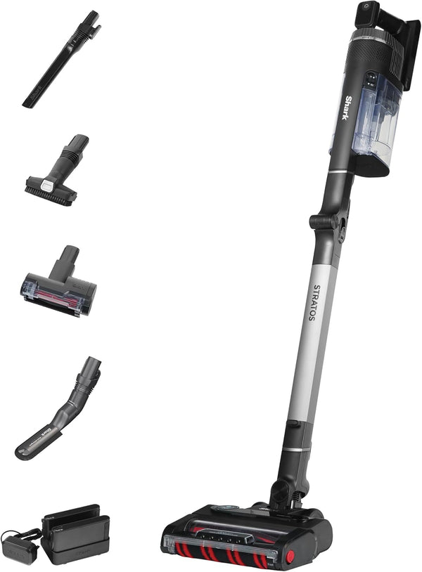 Shark Stratos Cordless Stick Vacuum Cleaner, Charcoal/Silver, IZ420UKT