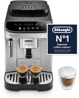 De'Longhi Magnifica ECAM222.20.B, Automatic Coffee Machine with Milk Nozzle, Bean to Cup Espresso Machine with 4 One-Touch Recipes, Soft-Touch Control