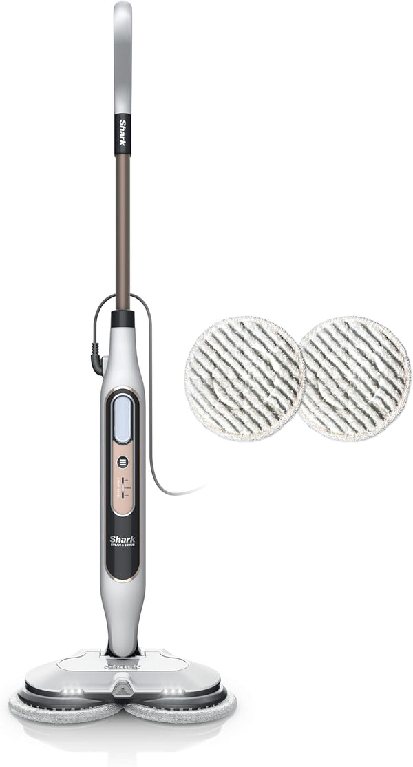 Shark Automatic Steam Mop, 8m Cord, White & Grey S8201UK