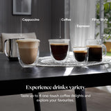 De'Longhi Magnifica ECAM222.20.B, Automatic Coffee Machine with Milk Nozzle, Bean to Cup Espresso Machine with 4 One-Touch Recipes, Soft-Touch Control