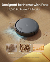 eufy Robot Vacuum C10,Self Emptying,8 Weeks Hands Free,Powerful Suction