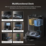 roborock Qrevo Series Robot Vacuum Cleaner with Mop, 10,000Pa Suction
