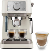 De'Longhi Classic EM450.M, Manual Coffee Machine with Steam Wand, Barista Pump Espresso Machine, Cappuccino Nozzle, Double Wall Filter Basket, 15bar,