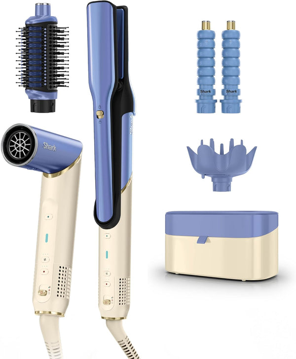 Shark Glam Ceramic & Air Styling and Drying System, HD6042SUKPL