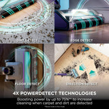 Shark PowerDetect Cordless Vacuum Cleaner, DuoClean Detect, Reverse Clean, Anti Hair Wrap Plus, Lightweight, 70 Min Runtime, Crevice & Multi-Surface