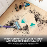 Shark PowerDetect Cordless Vacuum Cleaner, DuoClean Detect, Reverse Clean, Anti Hair Wrap Plus, Lightweight, 70 Min Runtime, Crevice & Multi-Surface